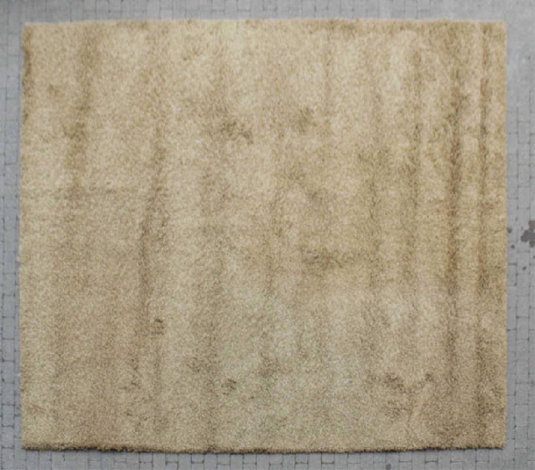 Mid-Century Modern Large Camel-Brown Shag Carpet (1 of 6)