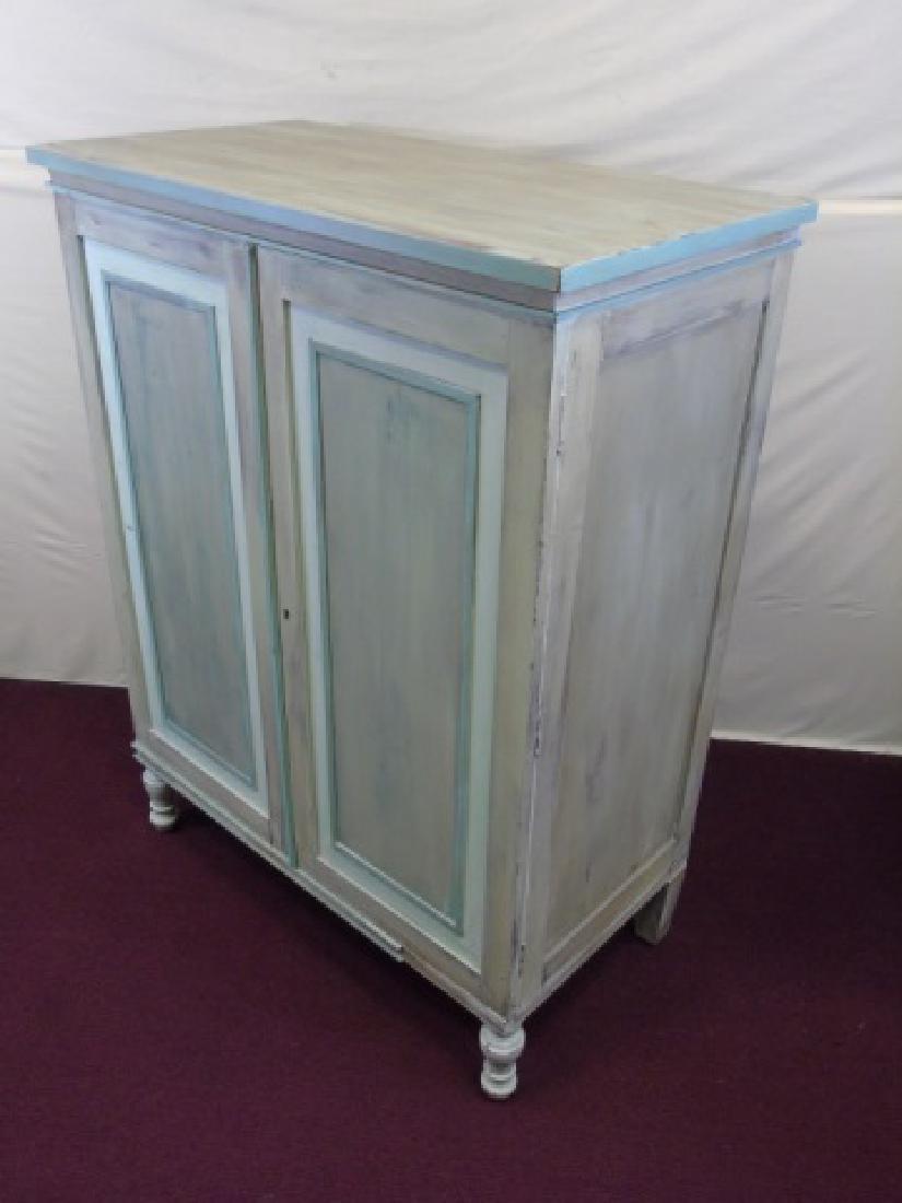 Painted Country "Shabby Chic" Style Armoire (1 of 7)