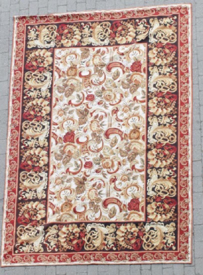 Large French Style Needlepoint Tapestry Carpet (1 of 5)