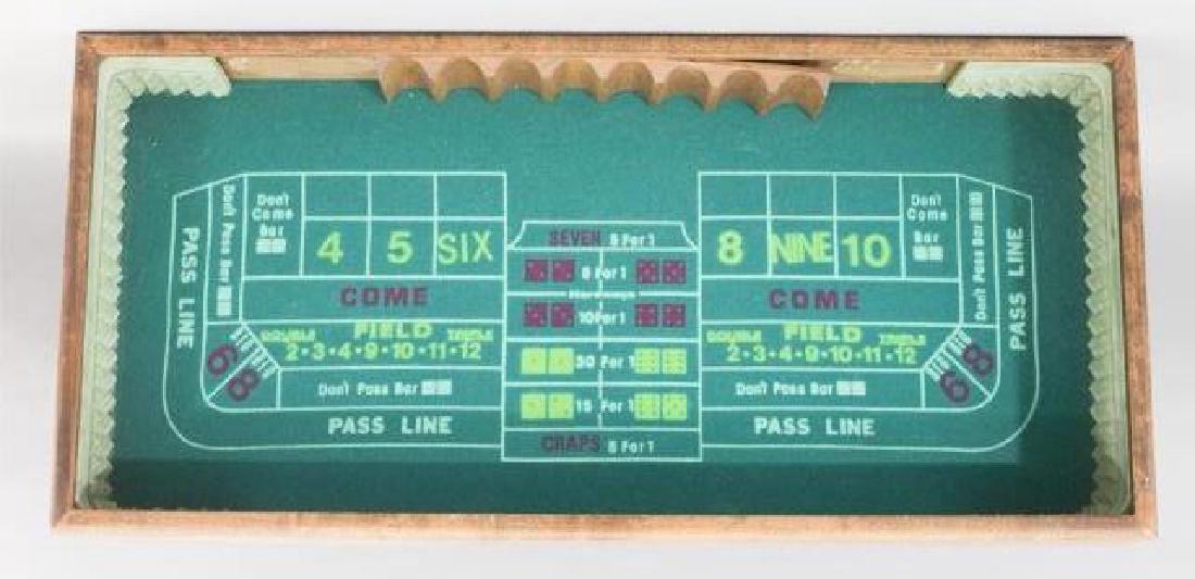 Wood Felt-Lined & Marked Casino Game Box (1 of 7)