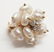 Estate 14kt Yellow Gold Diamond & Pearl Earrings - 4