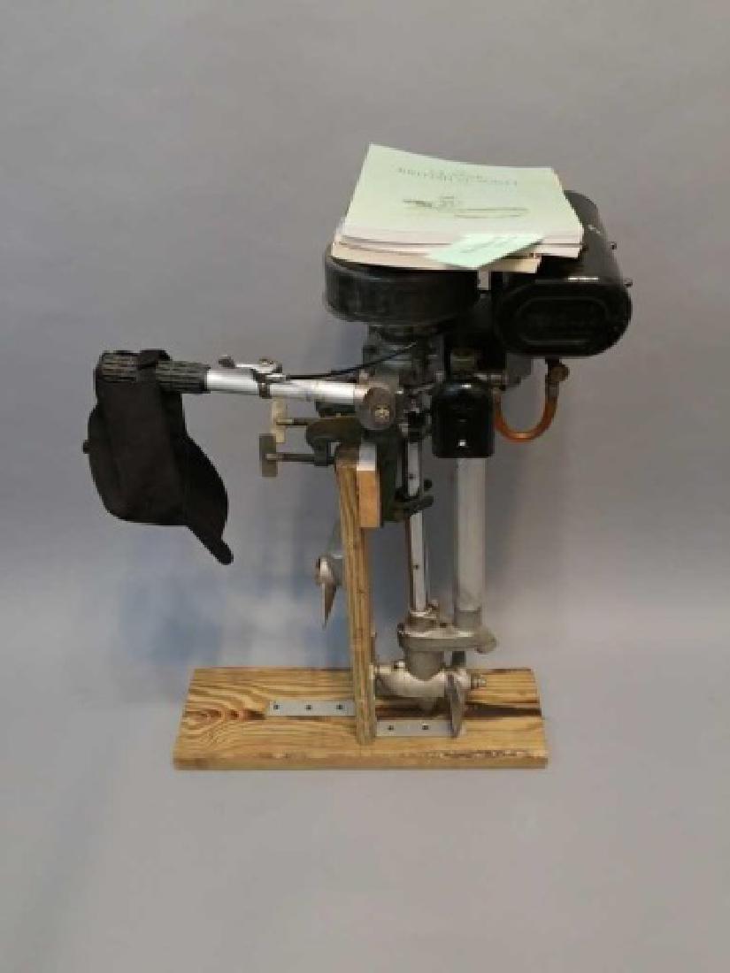 Vintage Seagull Outboard Engine on Stand w Extras (1 of 10)