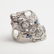 Estate Antique 14kt Art Deco Diamond Sapphire Ring - 2
