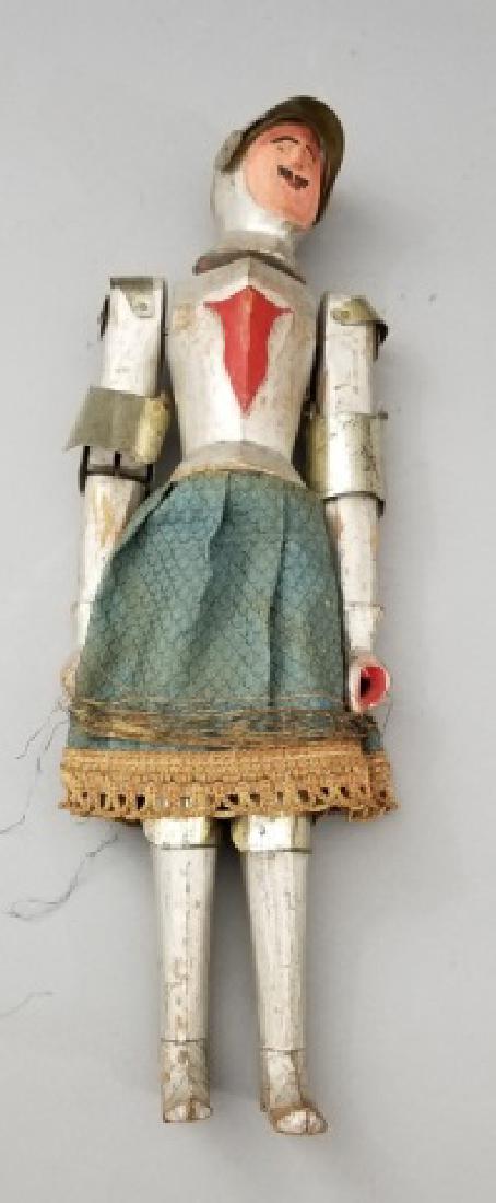 Antique Hand Carved Articulated Wooden Doll (1 of 10)