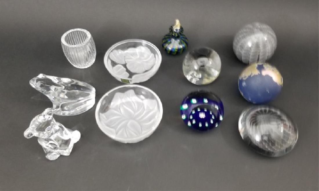 Collection of Art Glass Incl Baccarat & Waterford (1 of 10)