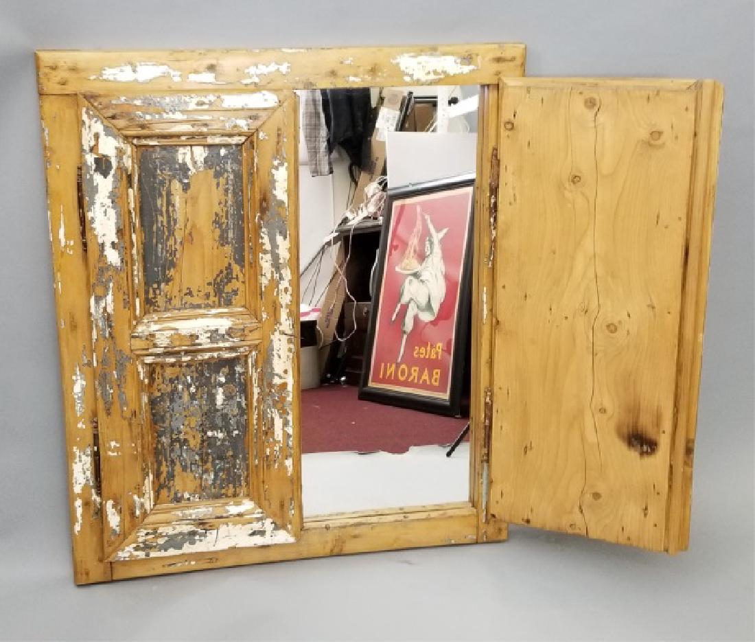 Vintage Distressed Window & Shutters with Mirror (1 of 5)