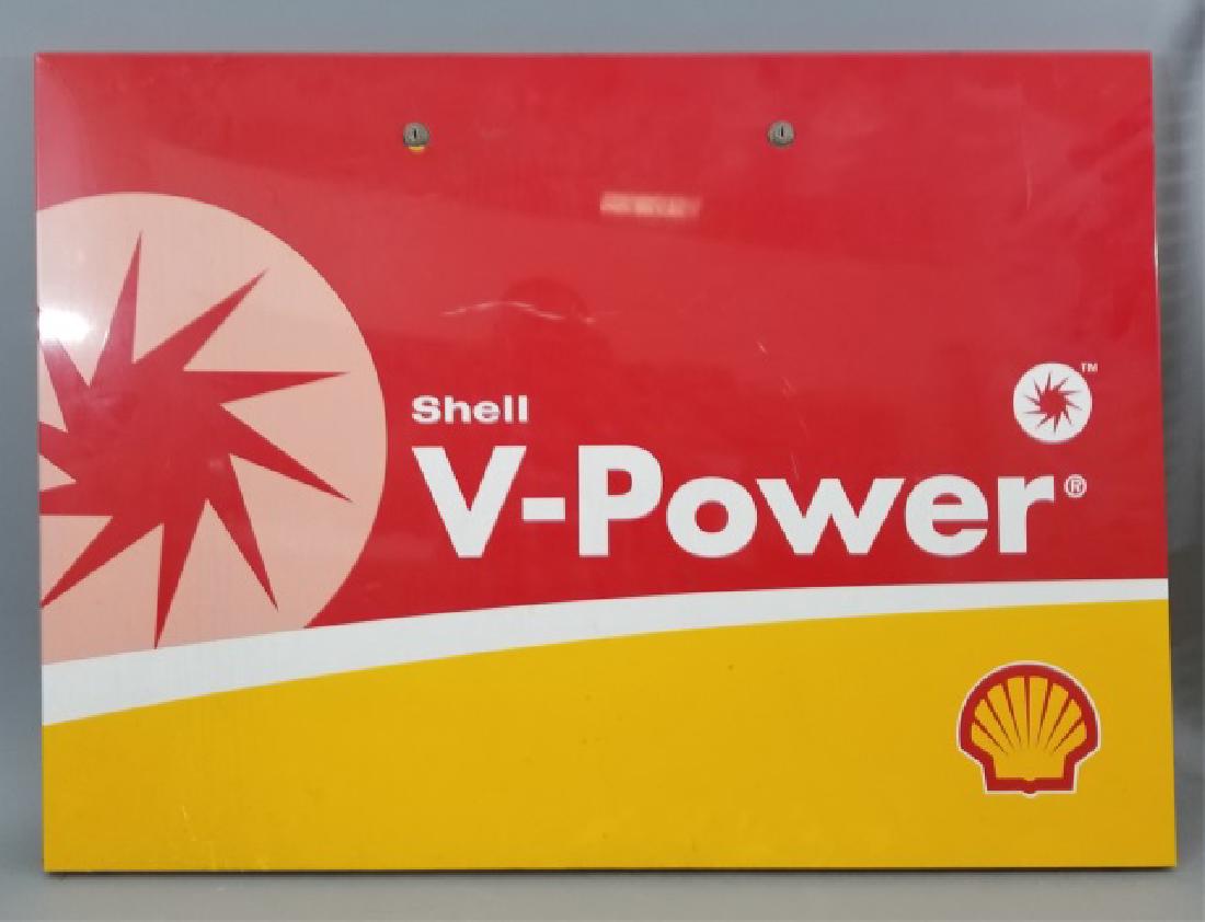 Shell Gas Station Sign for V-Power Nitro Gasoline (1 of 9)