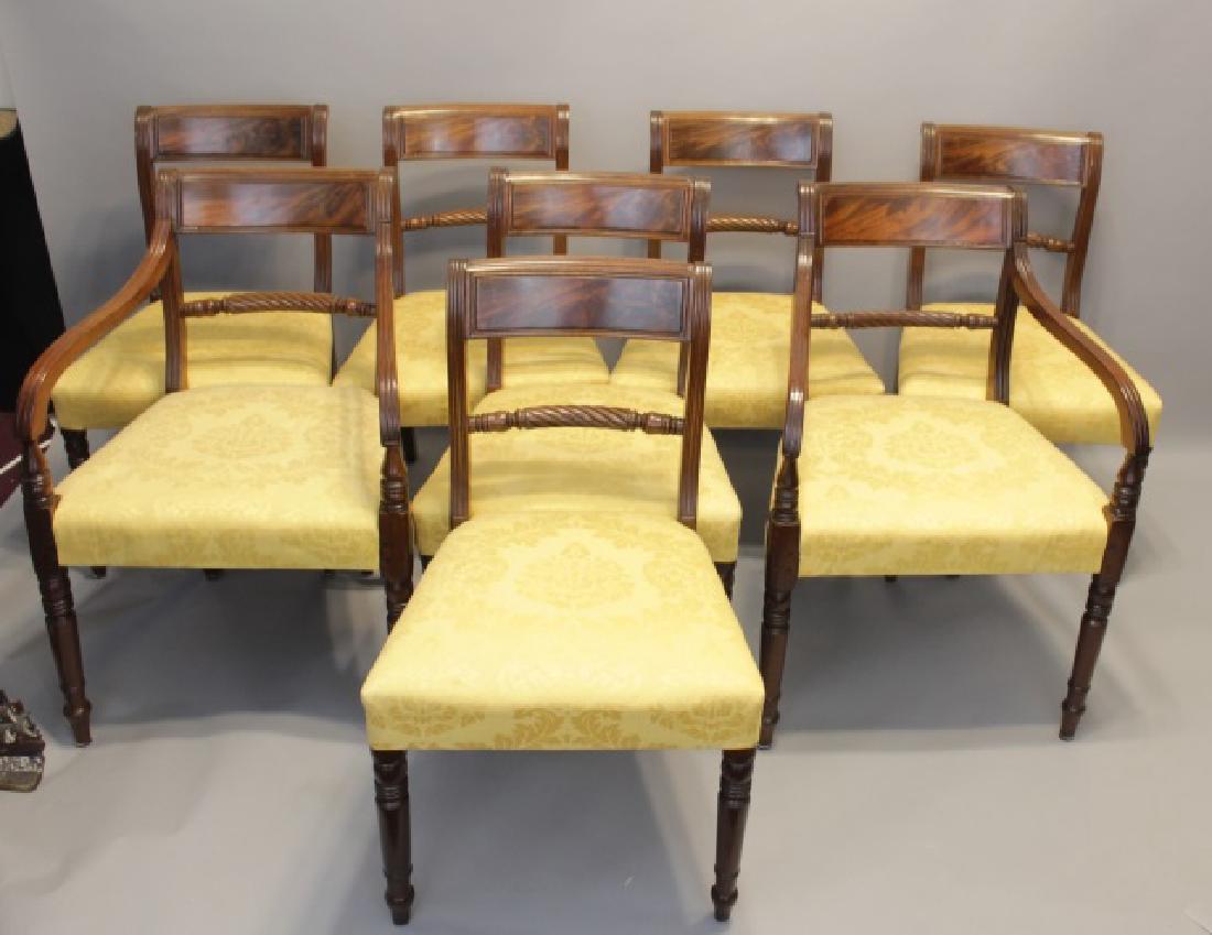 19th C Set 8 Mahogany Phyfe Chairs from Cabot Home (1 of 8)
