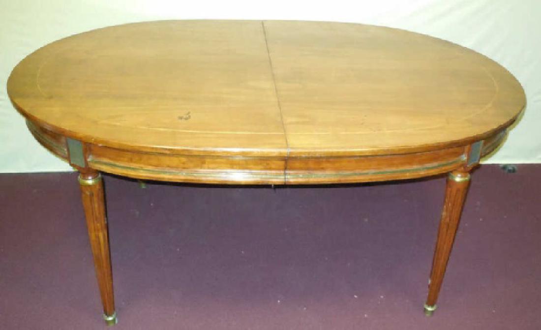 Mid Century Louis XV Style Mahogany Dining Table (1 of 2)