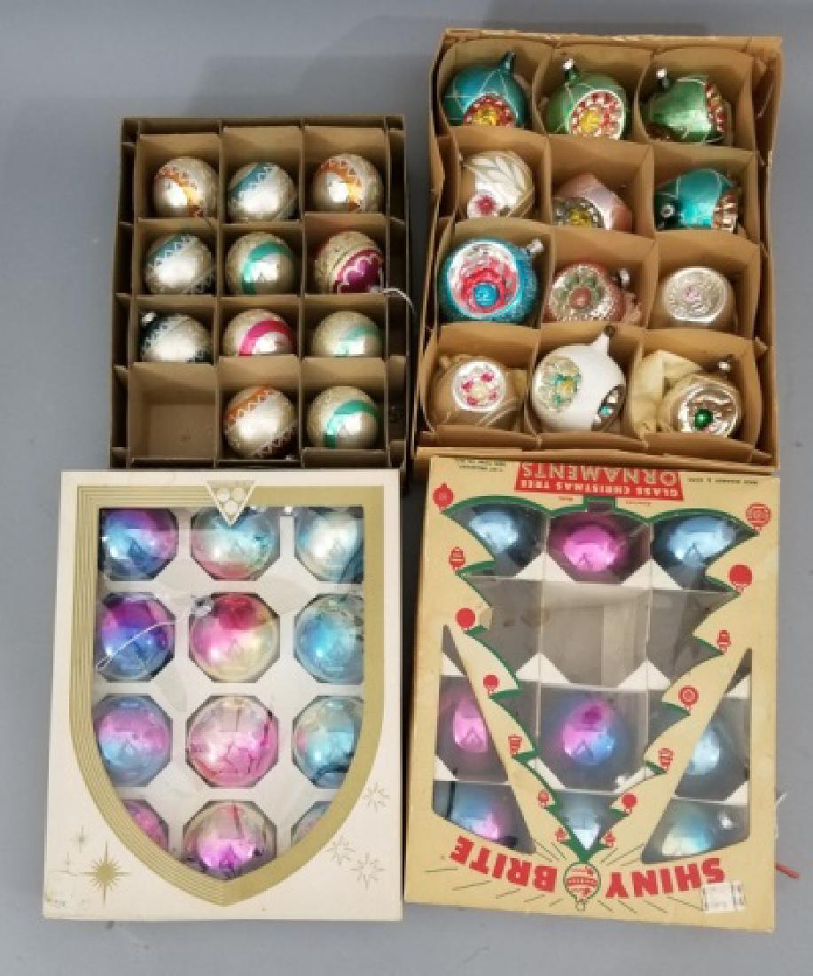 Four Original Boxes of Vintage Christmas Ornaments (1 of 9)