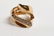 Estate Modernist 14kt Yellow Gold & Diamond Ring - 2