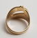 Estate Modernist 14kt Yellow Gold & Diamond Ring - 5