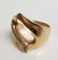 Estate Modernist 14kt Yellow Gold & Diamond Ring - 6