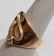 Estate Modernist 14kt Yellow Gold & Diamond Ring - 8