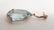 Estate Pair Blue Topaz & Diamond 14k Gold Earrings - 3