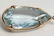 Estate Pair Blue Topaz & Diamond 14k Gold Earrings - 4