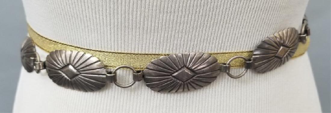 Vintage Mexican / Native American Sterling Belt (1 of 6)