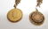2 Antique Victorian Chain Necklaces w Vintage Coin - 3