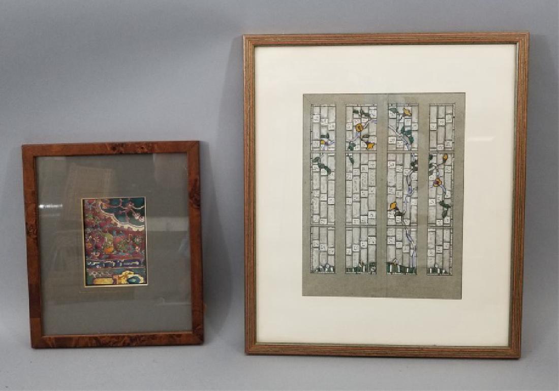 2 Hand Painted Graphic Design Color Studies (1 of 10)