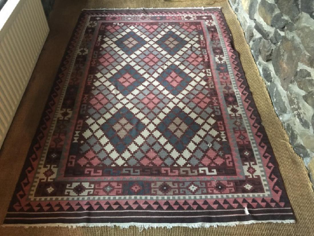 Knotted Wool Persian / Oriental Carpet or Area Rug (1 of 5)