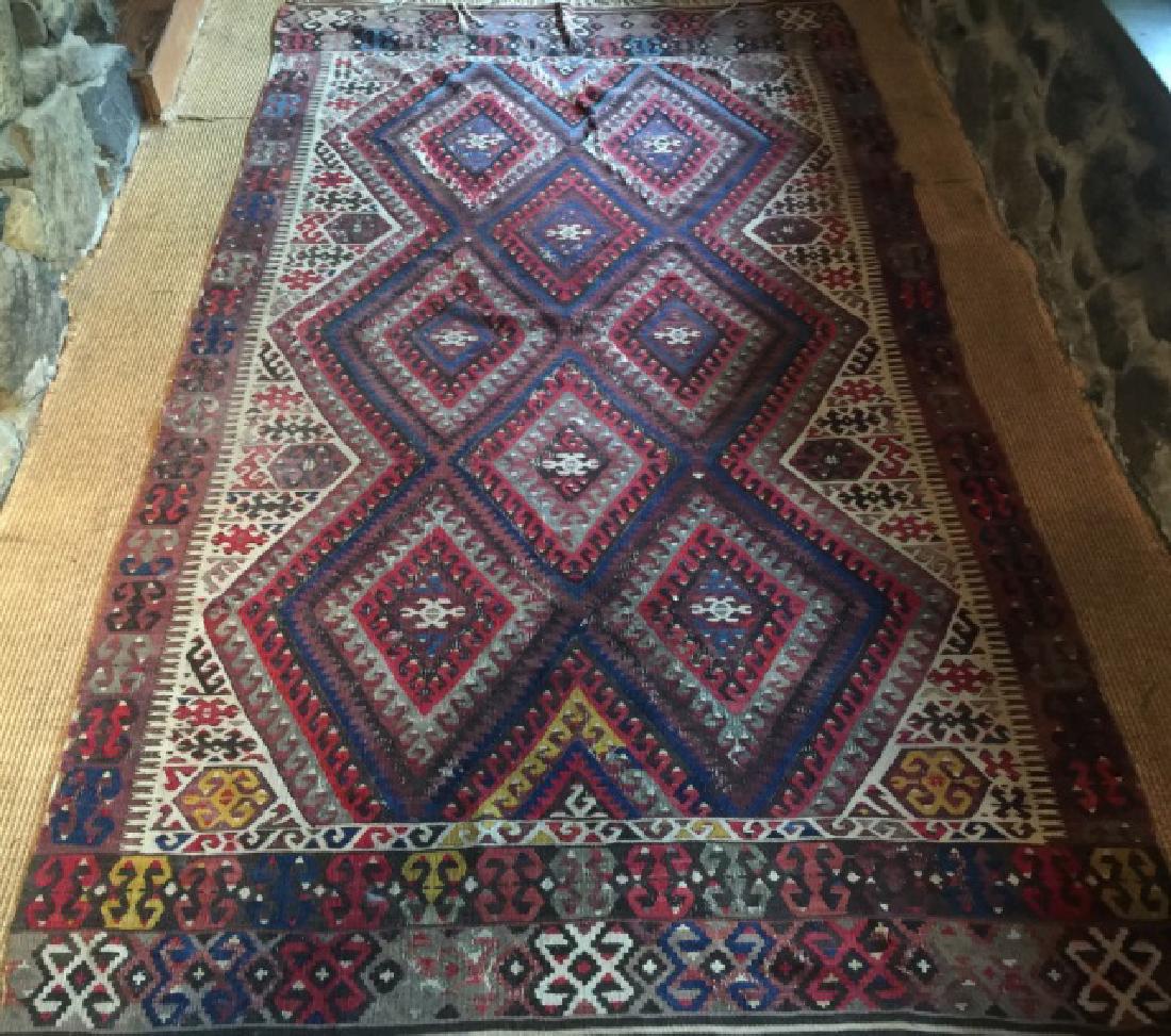 Knotted Wool Persian / Oriental Carpet or Area Rug (1 of 7)