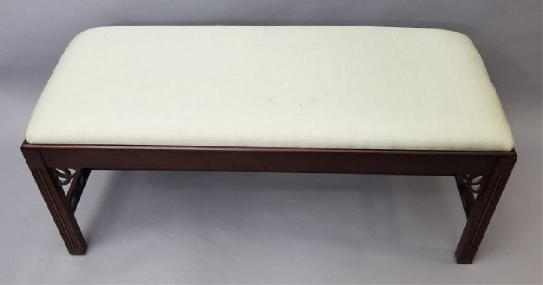 Georgian / Chinese Chippendale Style Bench (1 of 10)