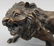 Bronze Table Statue - Detailed Roaring Pacing Lion - 3