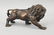Bronze Table Statue - Detailed Roaring Pacing Lion - 5