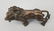 Bronze Table Statue - Detailed Roaring Pacing Lion - 7