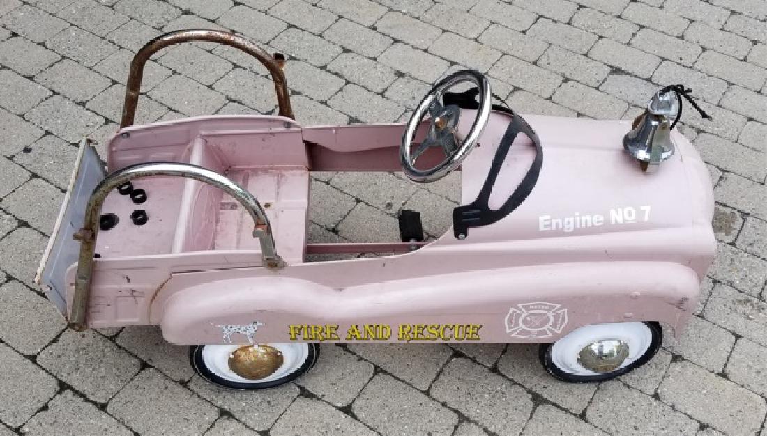 Vintage Child's Ride-on Fire Engine #7 by Murray (1 of 9)