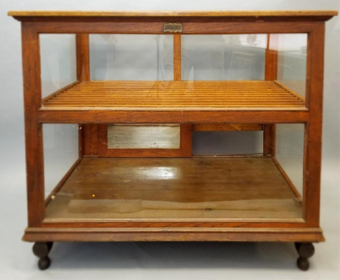 Antique Carved Oak Store Counter / Store Display (1 of 10)