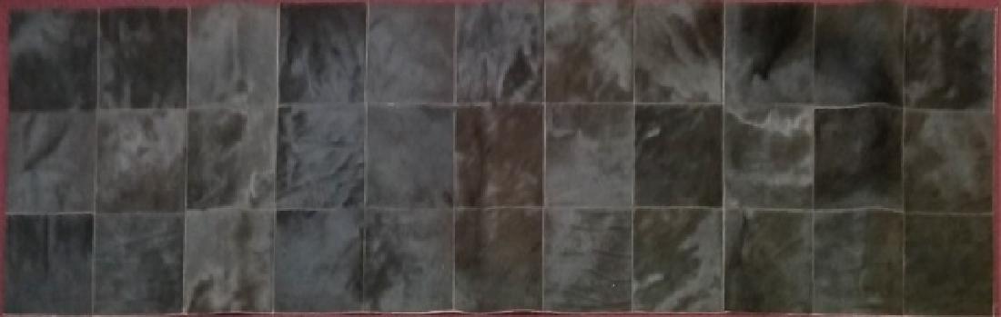 Modern Geometric Design Cow Hide Carpet Runner (1 of 5)