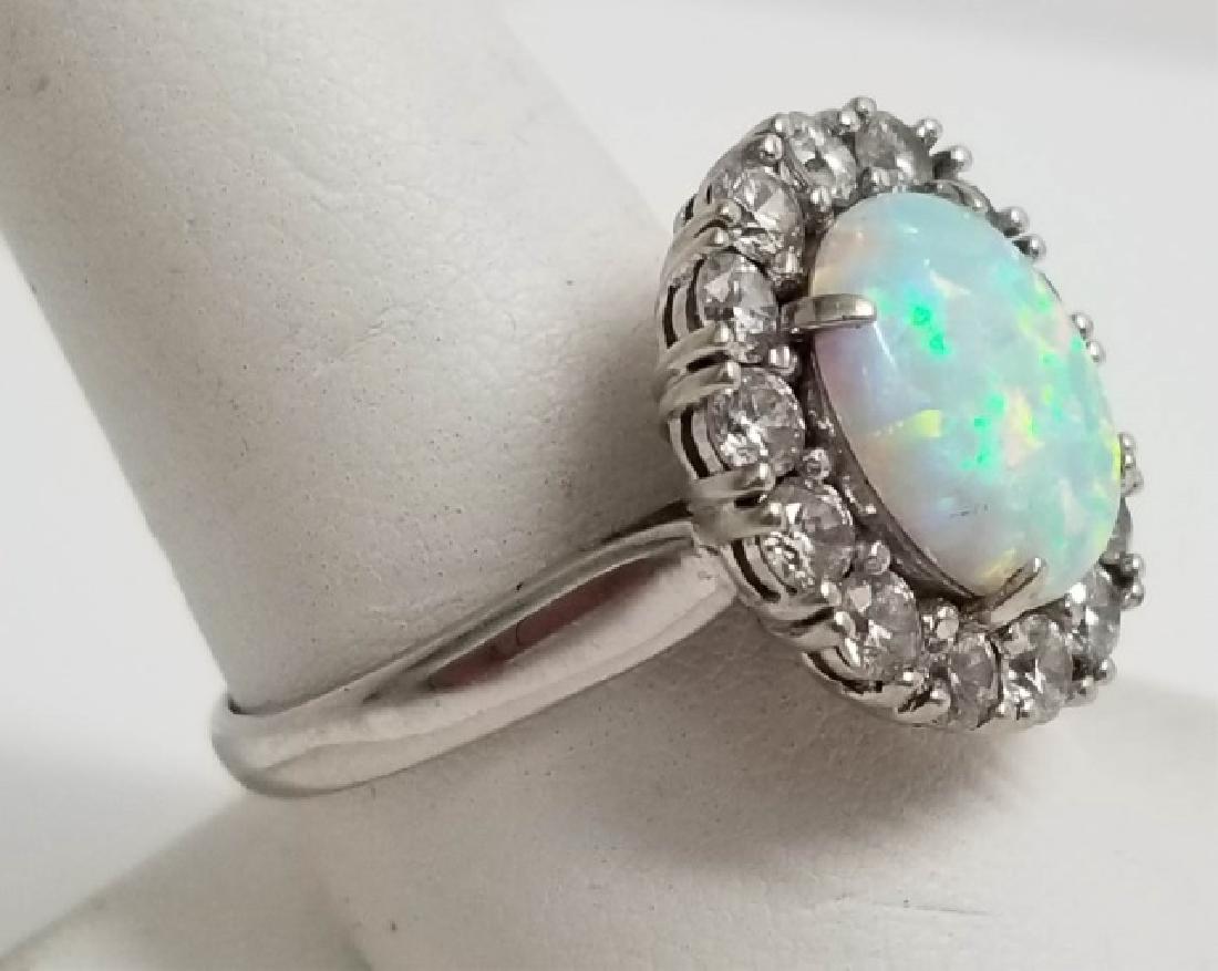 Vintage 14kt Gold Filled "Opal & Diamond" Ring (1 of 10)
