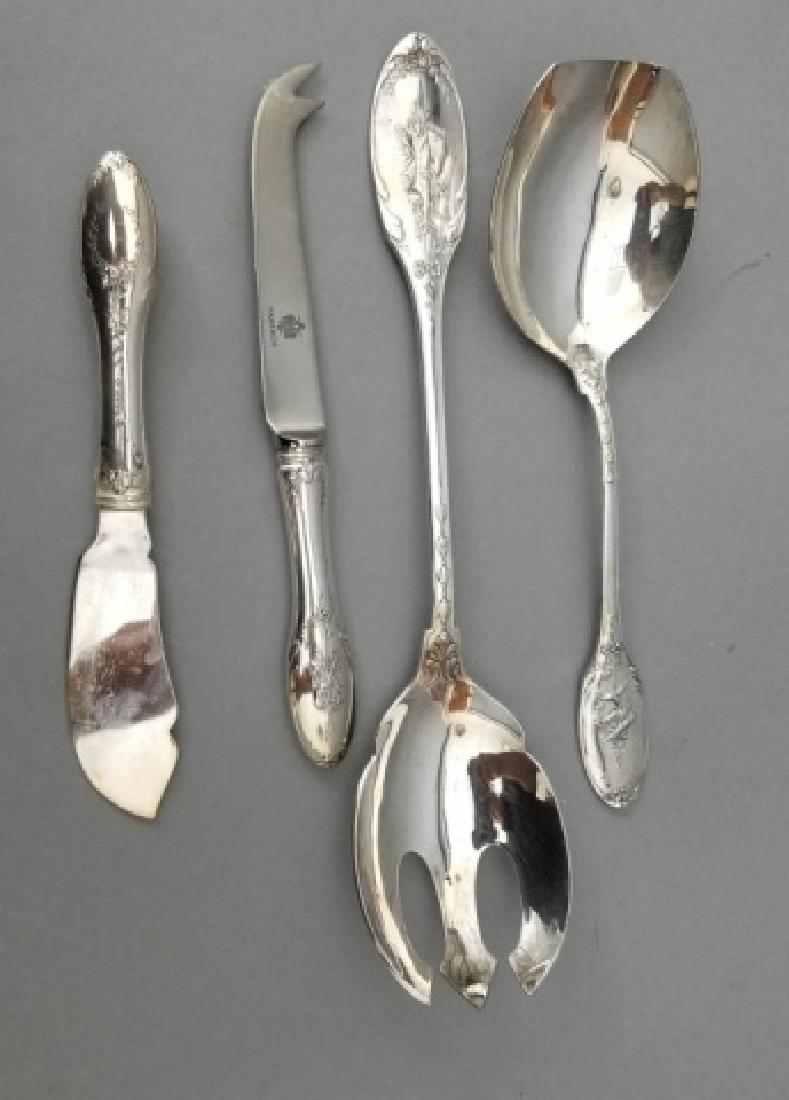 4 Pieces Russian Faberge Sterling Silver Utensils (1 of 8)