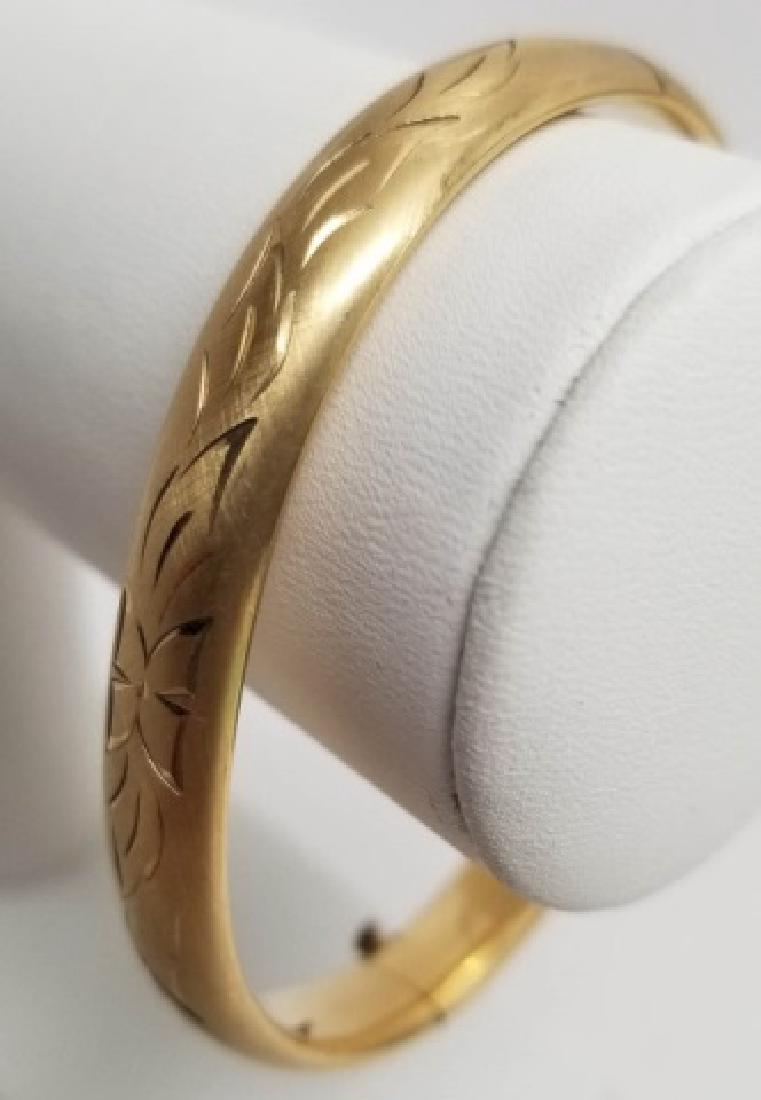 Estate Vintage Gold Filled Bangle Bracelet (1 of 6)