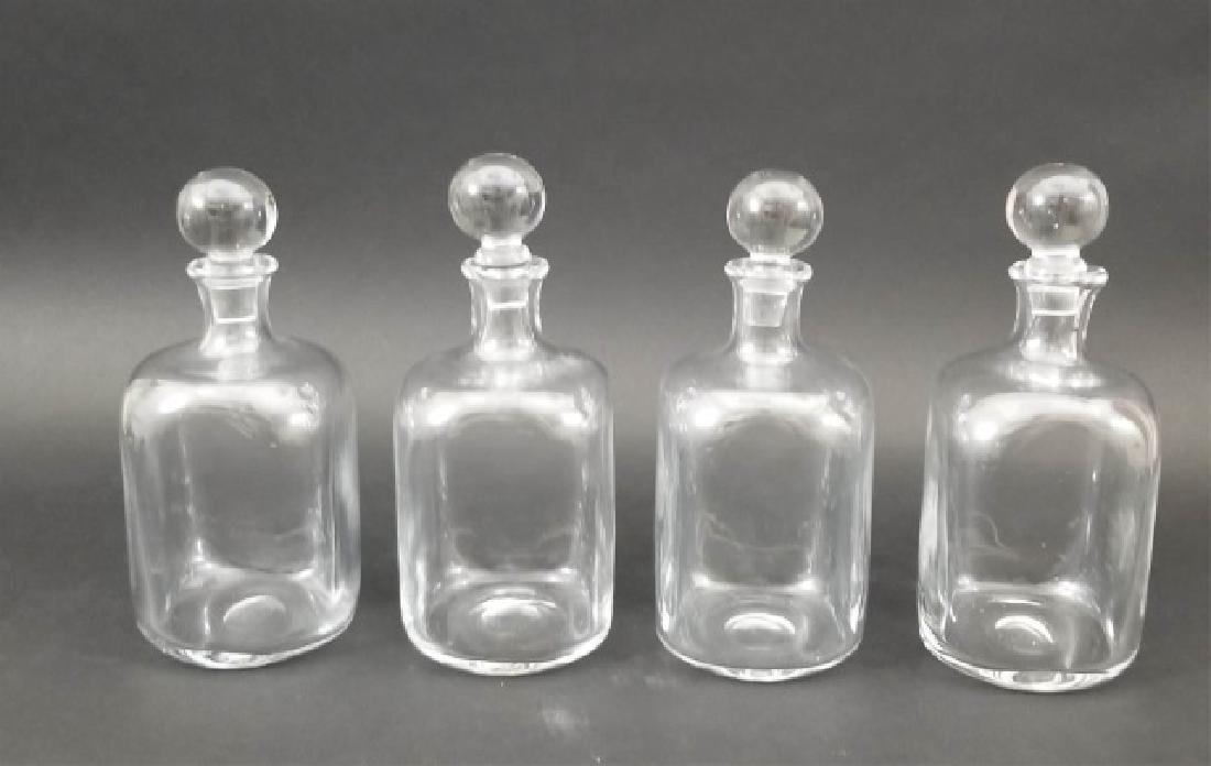 Contemporary Artisan Blown Glass Decanter Bottles (1 of 5)