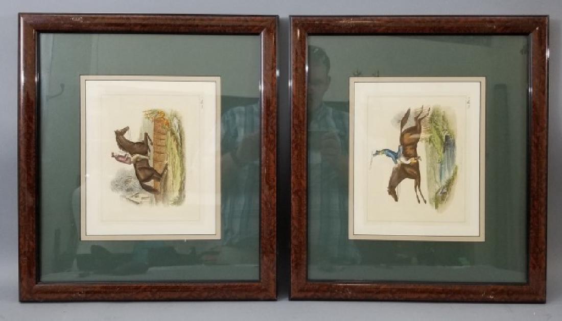 Pair Professionally Frame Horse /Equestrian Prints (1 of 9)