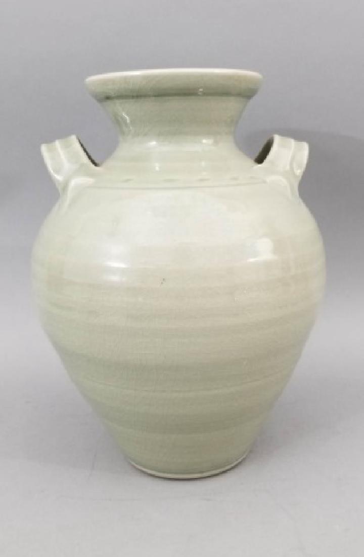 Large Simon Pearce Contemporary Art Pottery Vase (1 of 10)