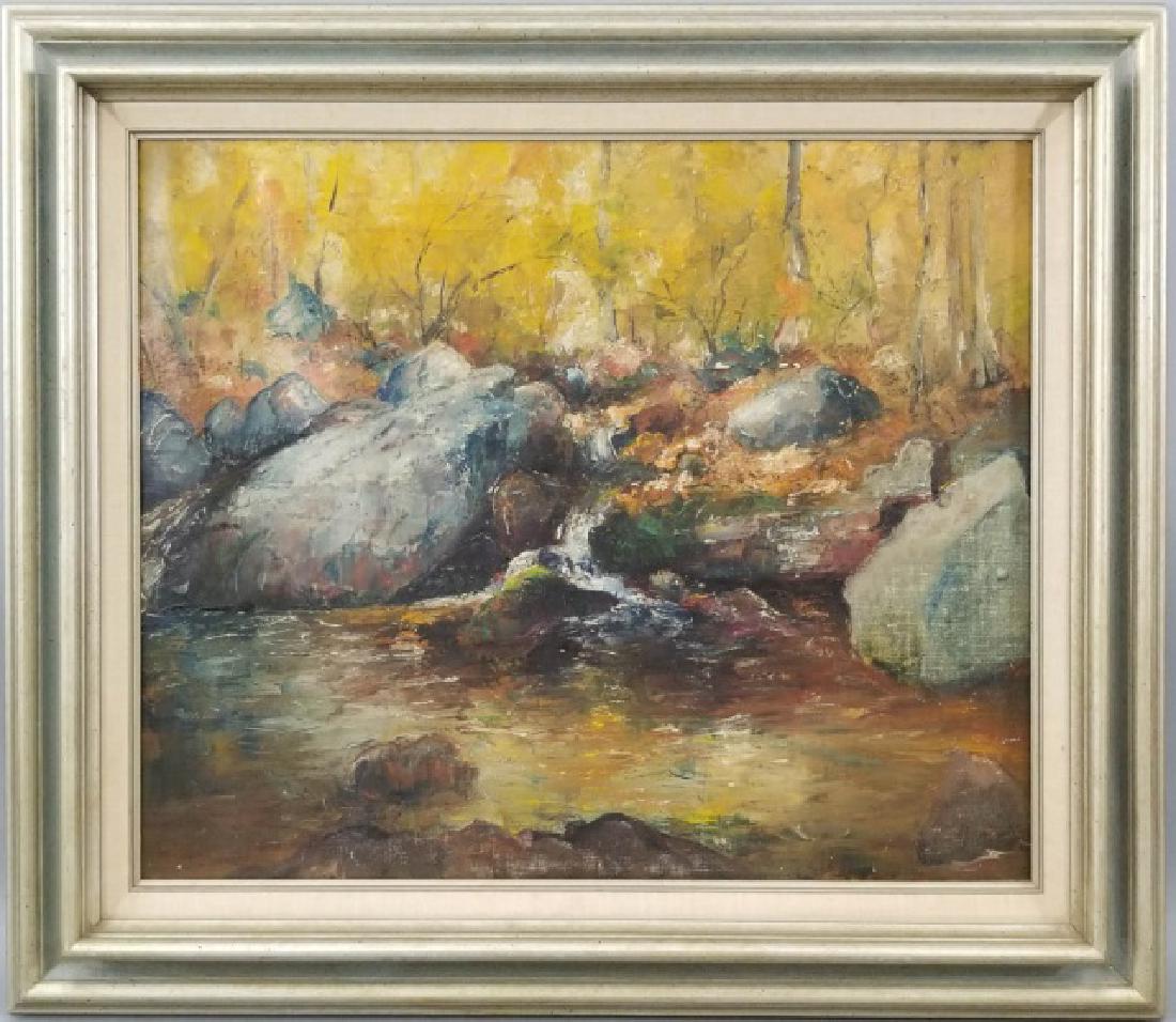 Helen Hamilton 1889-1970 Framed Landscape Painting (1 of 9)