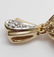Pair Estate 14kt Yellow Gold Pearl Diamond Pendant - 5