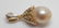 Pair Estate 14kt Yellow Gold Pearl Diamond Pendant - 6