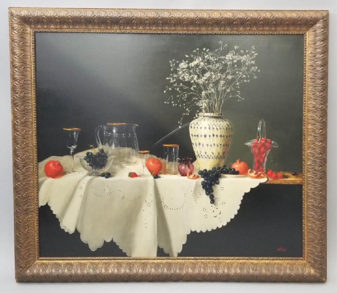 Bert Beirne - Large Framed Still Life Oil Painting (1 of 8)