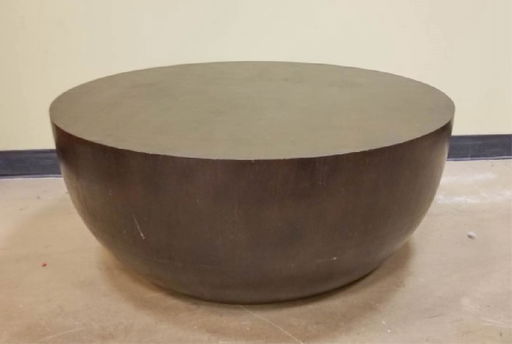 Solid Hard Wood Round Bottom Drum Coffee Table Aug 19 2017 Greenwich Auction In Ct