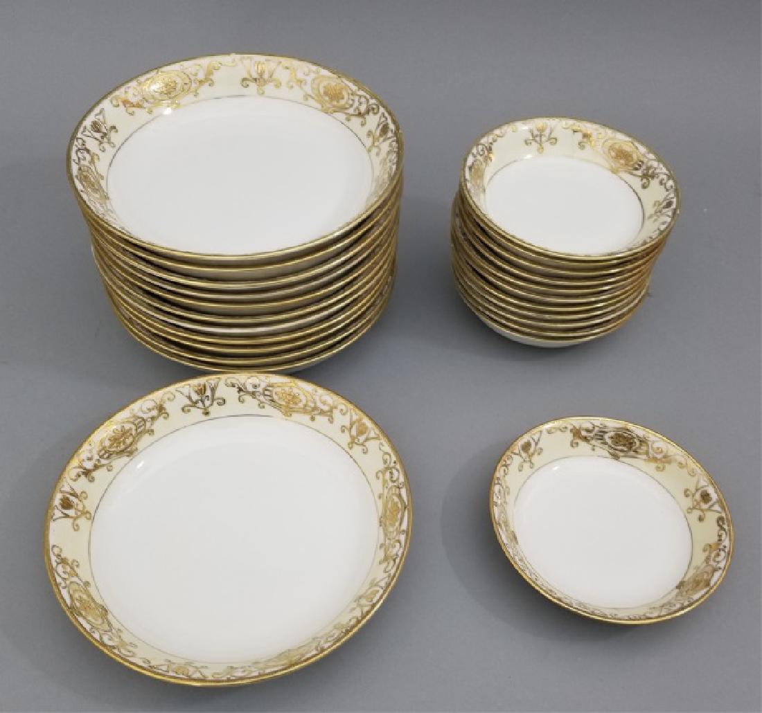 White & Gold Hand Painted Noritake Porcelain (1 of 7)