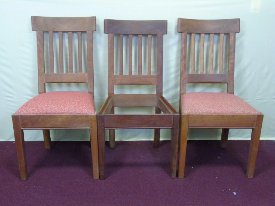 Three Gustave Stickley Style Mission Chairs (1 of 7)