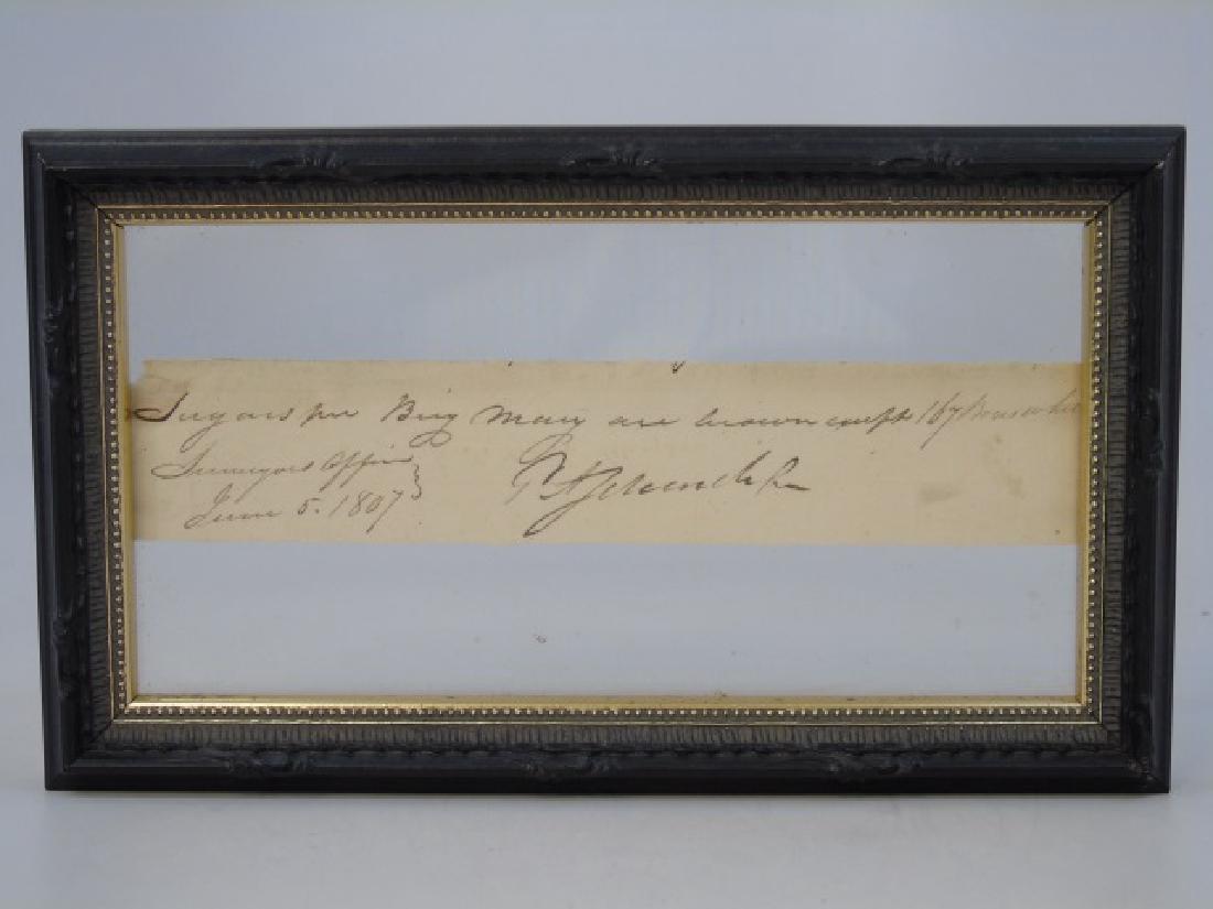 Antique 19 C Document Invoice from Brig Mary 1807 (1 of 3)