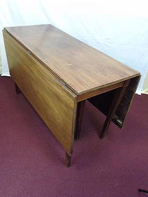 Antique Drop Leaf Mahogany Dining Table (1 of 4)