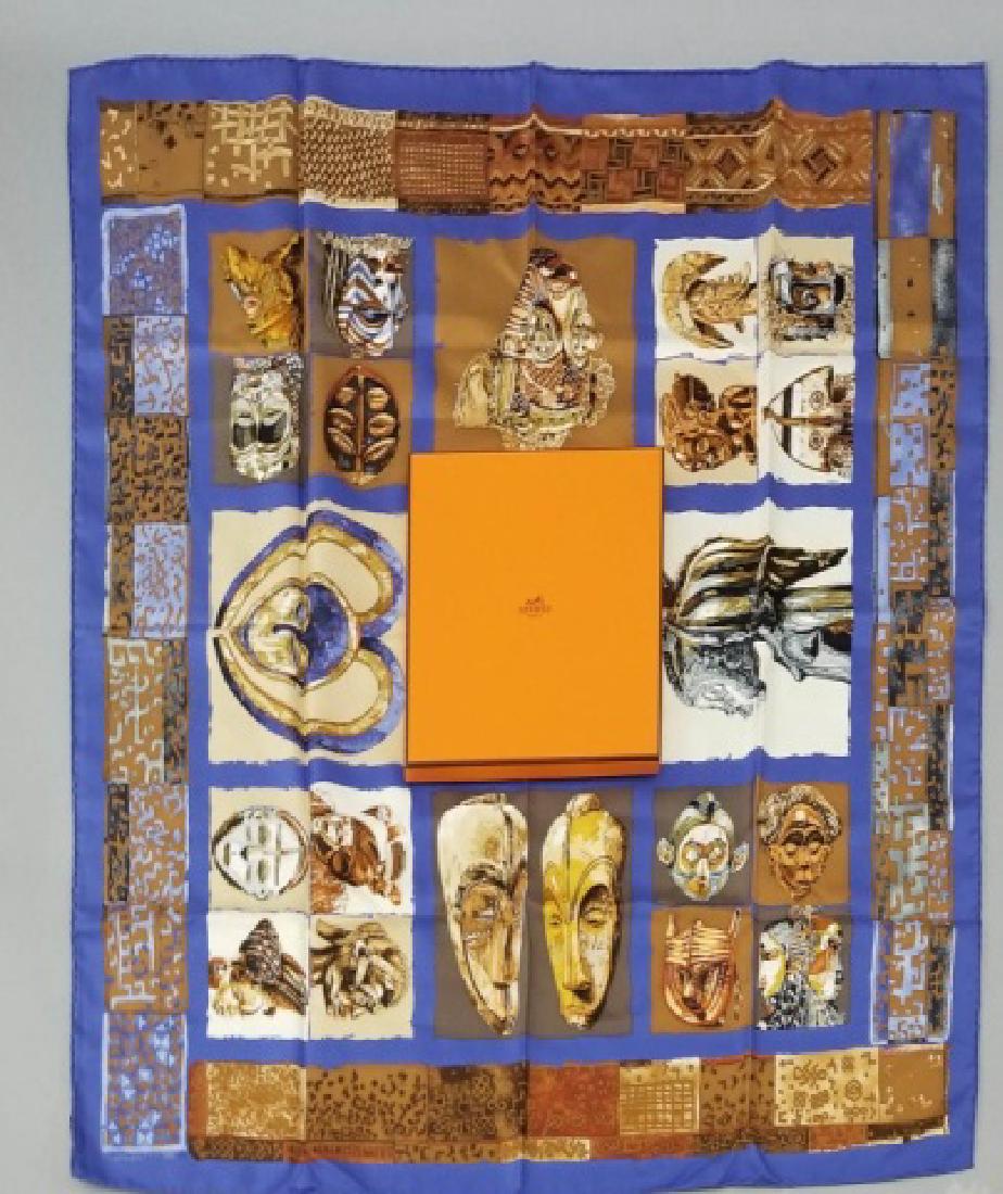 Hermes Paris "Persona" Silk Scarf in Original Box (1 of 10)