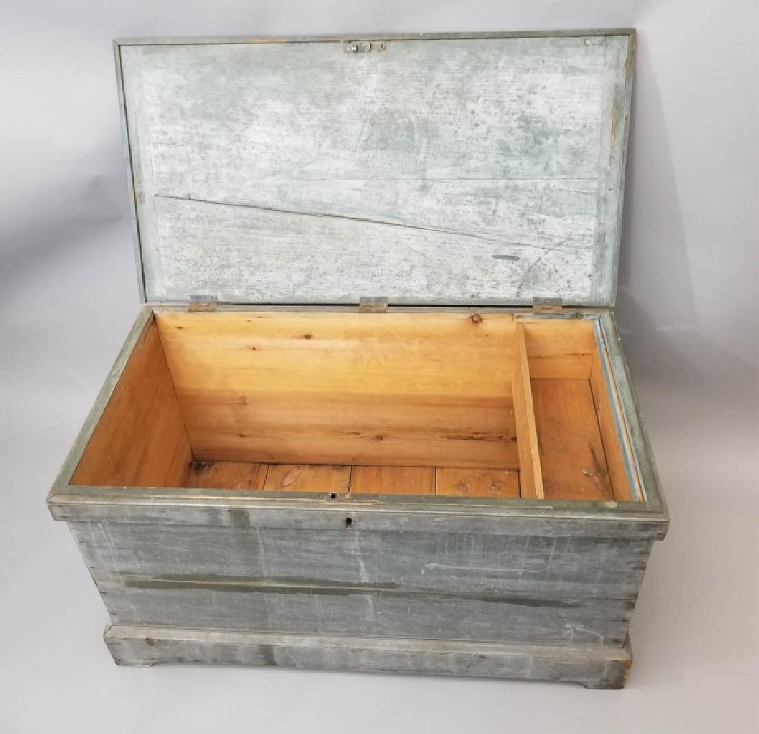 Antique 19th C American Orig Paint Blanket Chest (1 of 10)