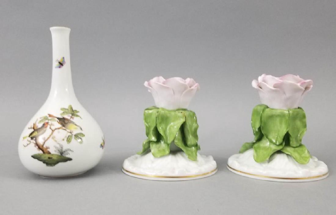 Three Pieces of Herend of Hungary Porcelain Items (1 of 9)